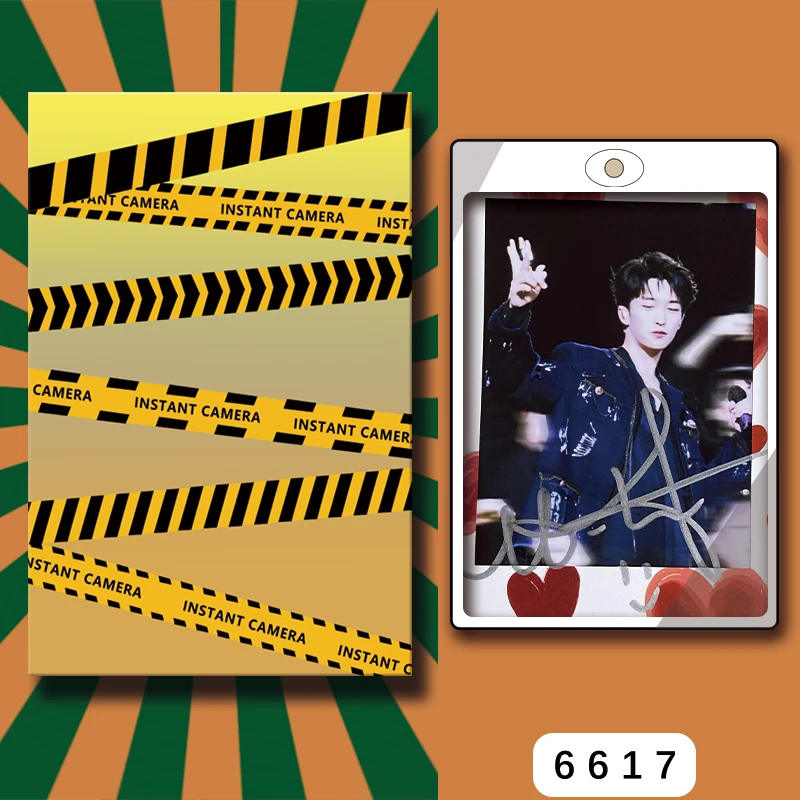 D6617【黄子弘凡】 正品拍立得照片 爱心