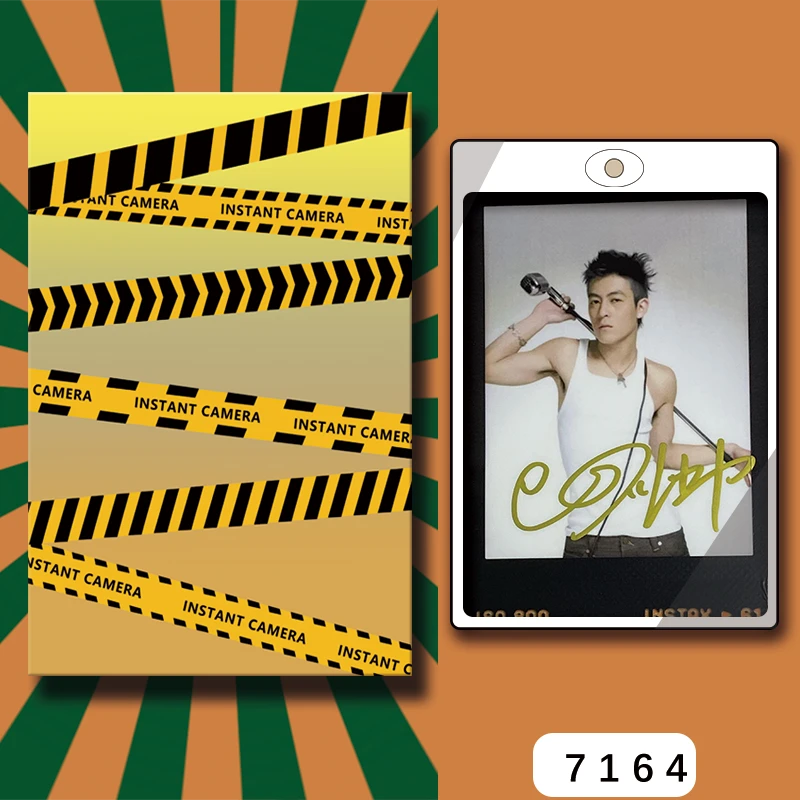 D7164【陈冠希】 正品拍立得照片 黑金