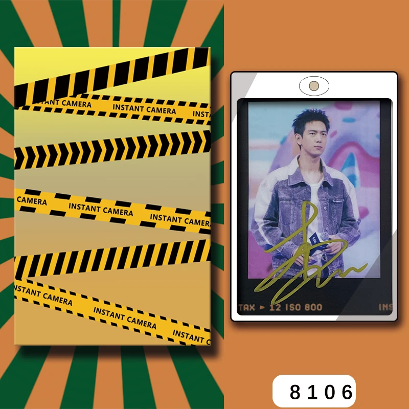 D8106【李现】 正品拍立得照片 黑金