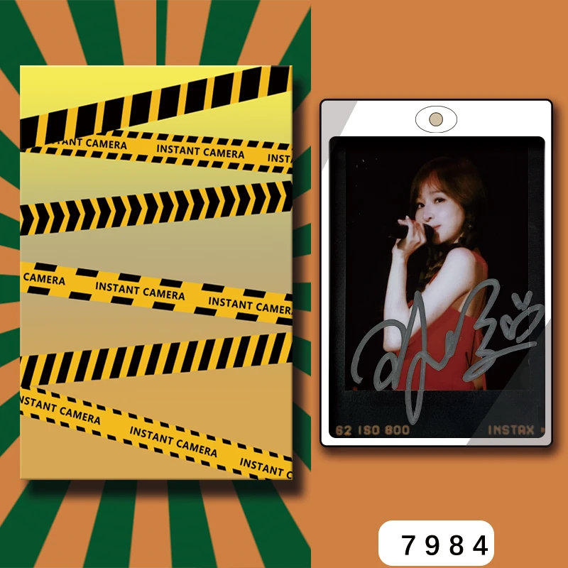 D7984【王心凌】 正品拍立得照片 黑金