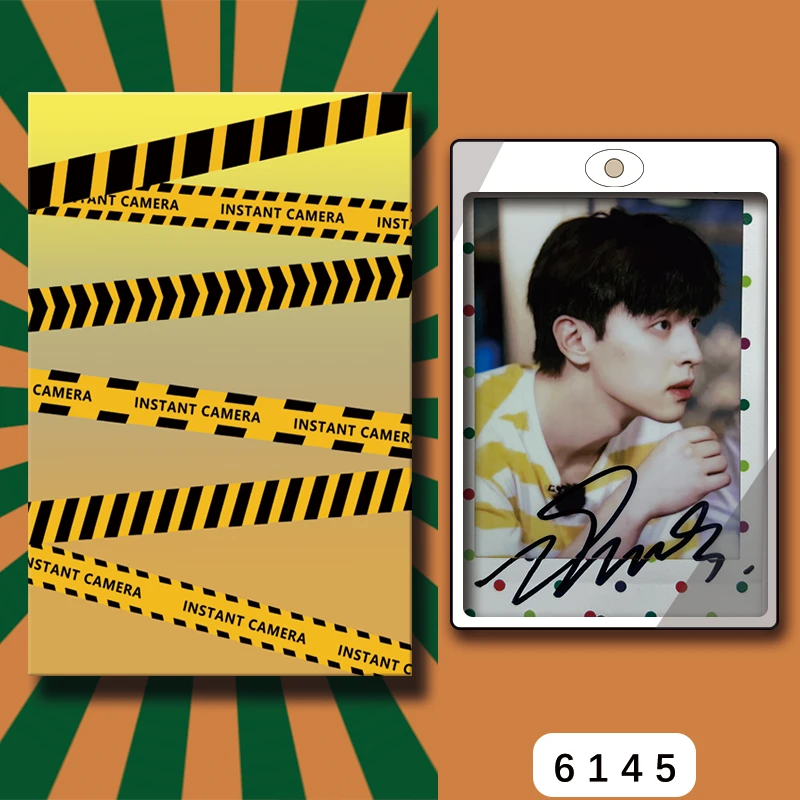 D6145【邓 伦】 正品拍立得照片 波点