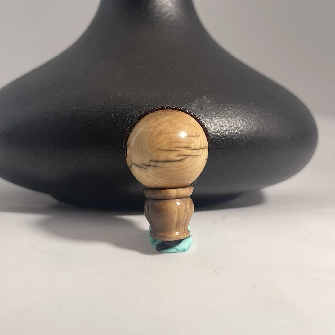 【文玩探宝】猛犸牙港工回流三通配饰23*14mm假一罚四W7044