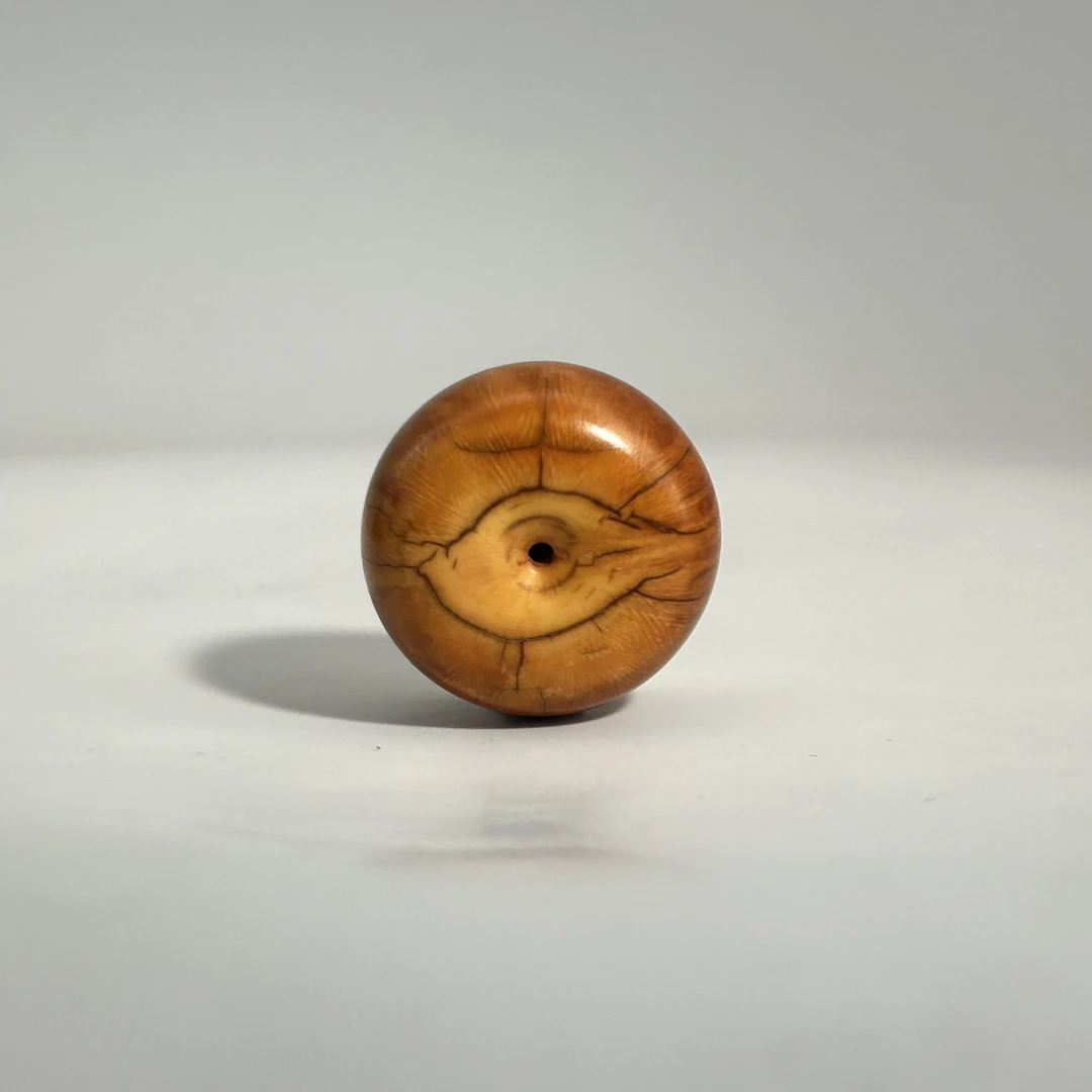 【文玩探宝】猛犸牙雕港工回流扣子带风化纹30*17mm假一罚四W6814