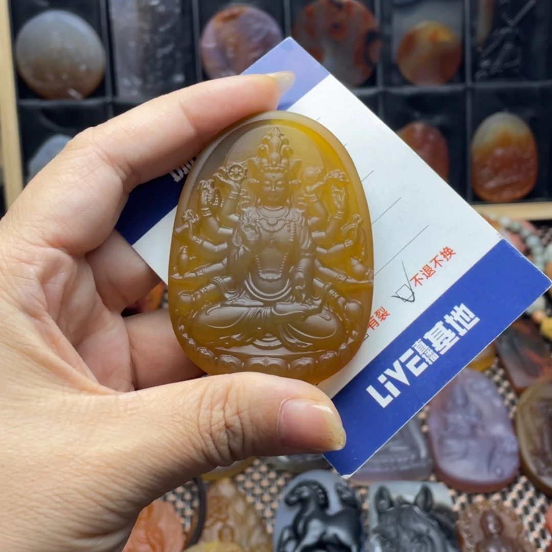 【闪购商品】玛瑙/玉髓颈饰未镶嵌草*