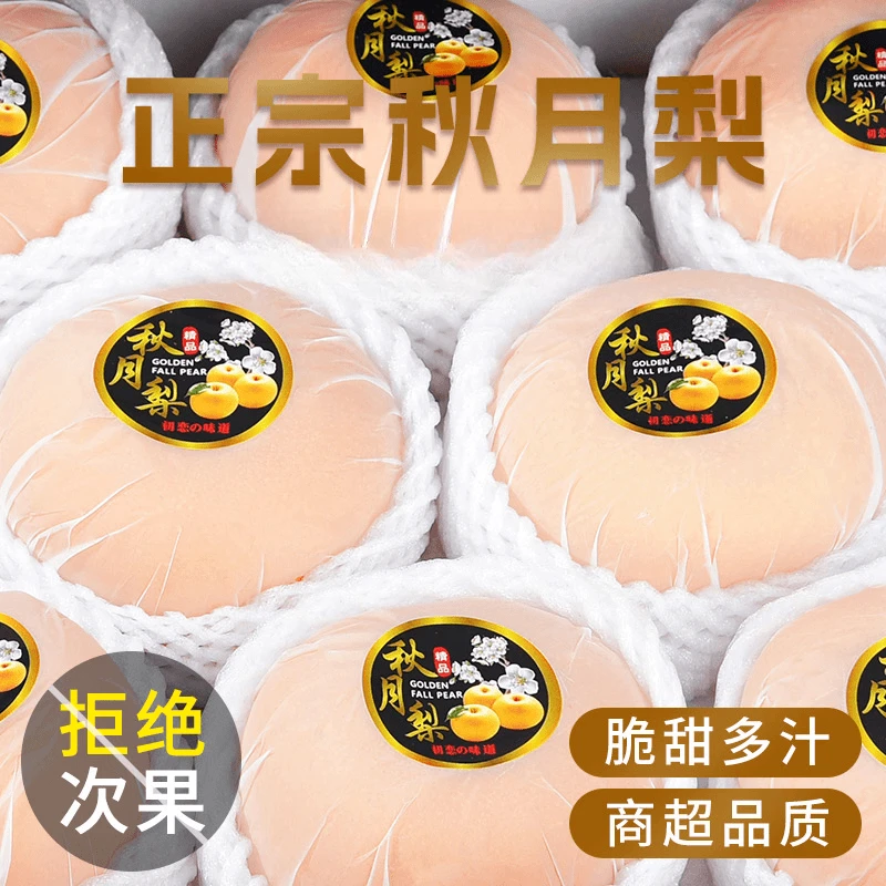 【2025年头茬果】正宗秋月梨新鲜香甜酥脆皮薄清脆多汁纯正秋月梨