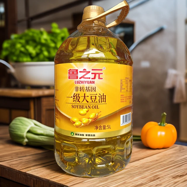 鲁之元大豆油（非转基因）5升装煎炸家用营养食用油植物油大豆油