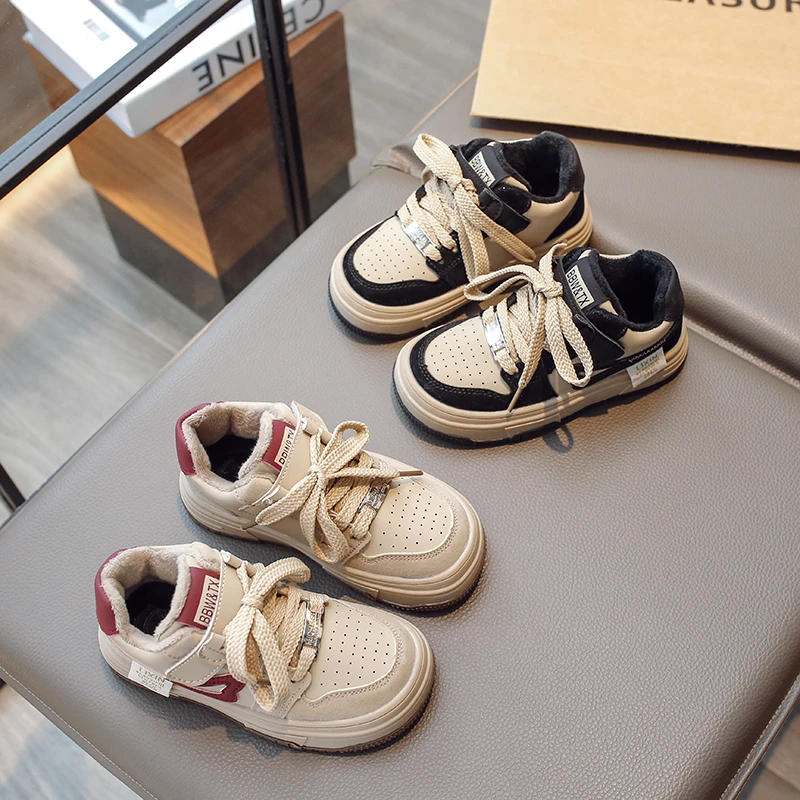 【一家童鞋铺】儿童时尚百搭加绒舒适童鞋