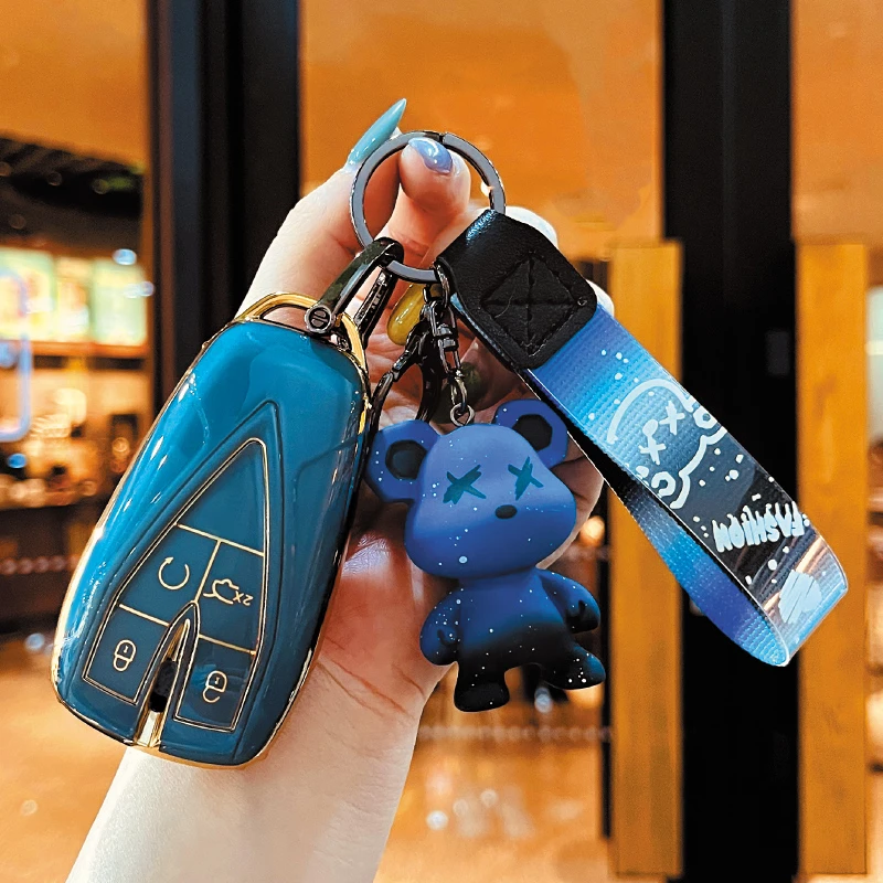 适用长安cs75plus钥匙套cs35车cs55逸动univ壳unit欧尚x5扣x7包女