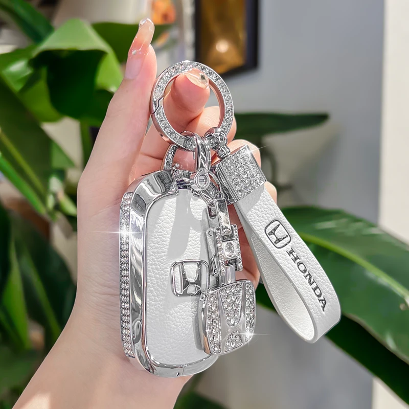 适用本田十一代雅阁钥匙套11代思域皓影CRV型格XRV车壳扣包真皮女