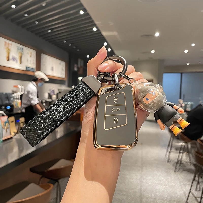 23款大众帕萨特钥匙套cc迈腾b8高档330豪华版车2023壳2022扣时尚