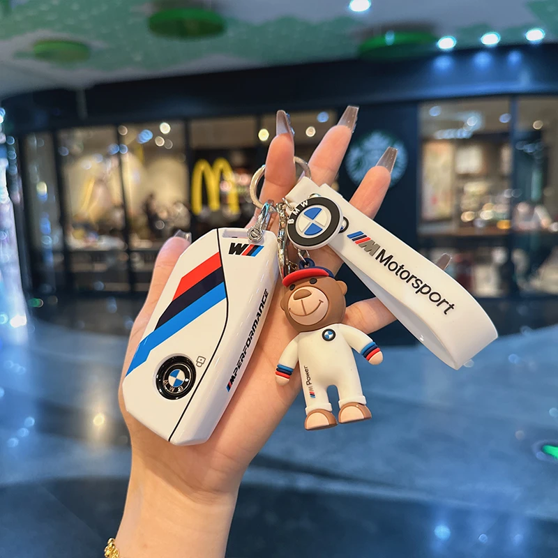 专用宝马钥匙套24款5系X5/X1/iX1/7系/X6/i5/X7/i7新款车包扣壳