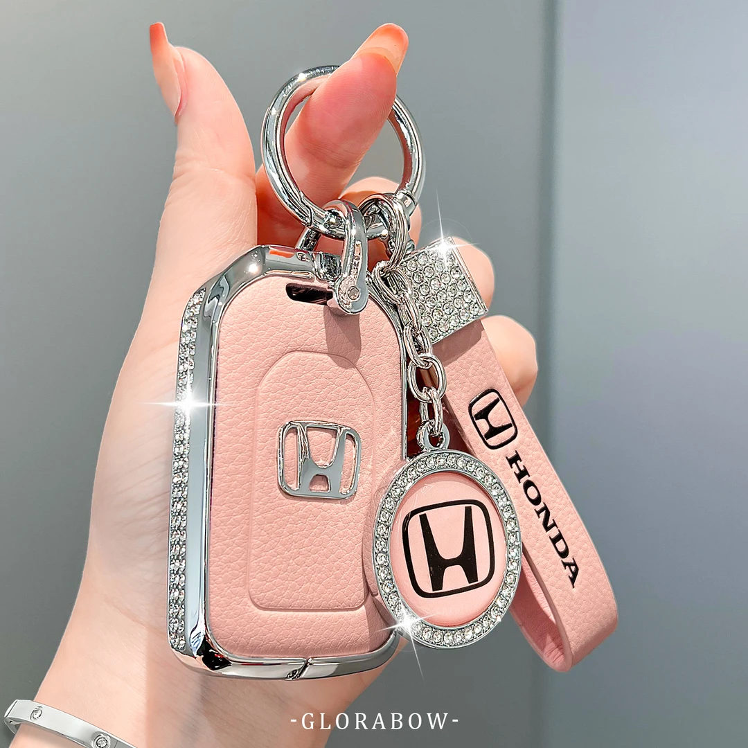 适用本田思域十代钥匙套飞度凌派雅阁冠道urv奥德赛高档女扣xrv