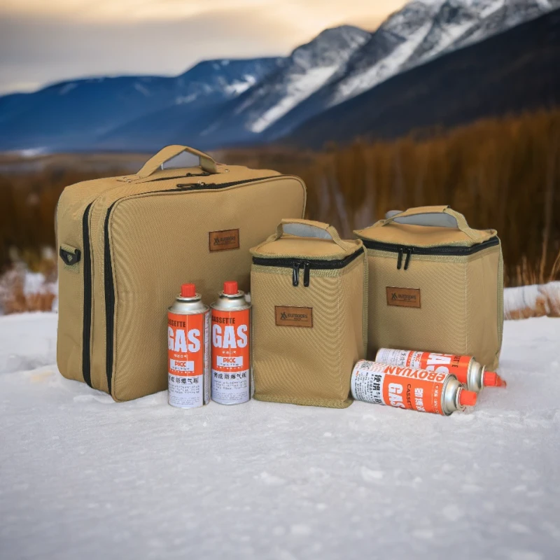 卡式炉气罐收纳包储物杂物包装备烤盘煎锅厨具防撞杂物袋气罐包