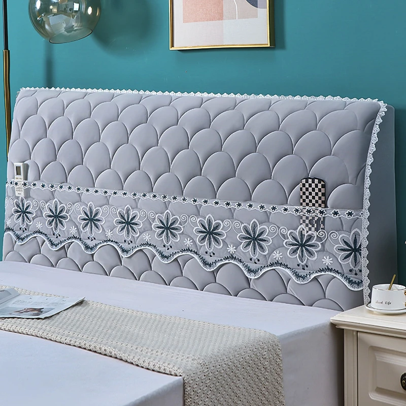 床头罩套加厚欧式高档全包床头罩床头套软包木床通用床靠背罩套布