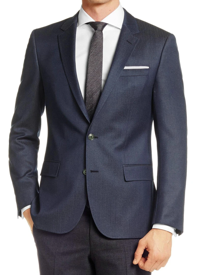 西服（半胸衬）裁剪样板纸样