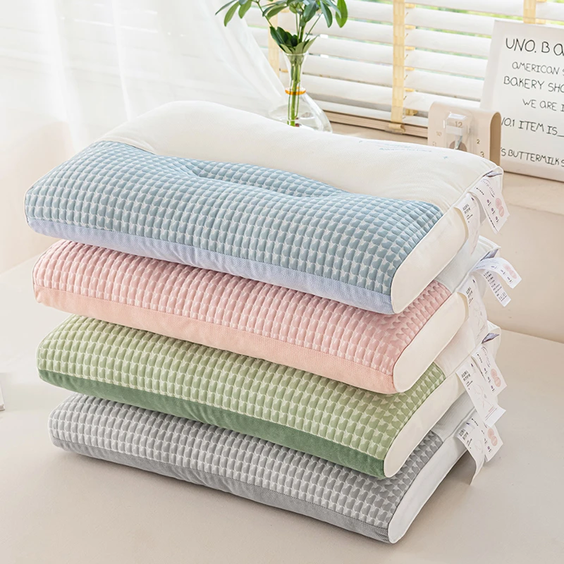 2024新款凉感豆豆玉米绒两用护颈椎助睡眠家用成人单人枕头芯