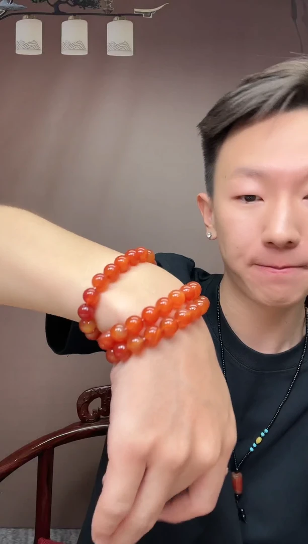 【闪购商品】玛瑙/玉髓手串未镶嵌玛瑙手串多样性发其一