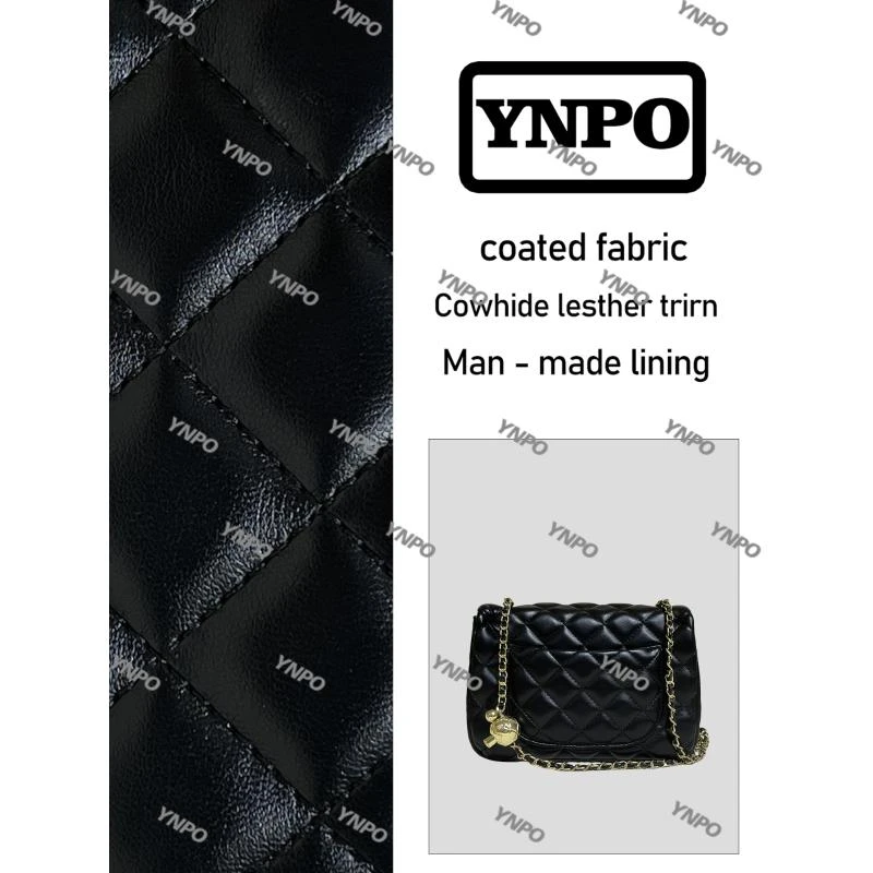 YNPO手工打造真皮女士包轻奢金球10398黑色