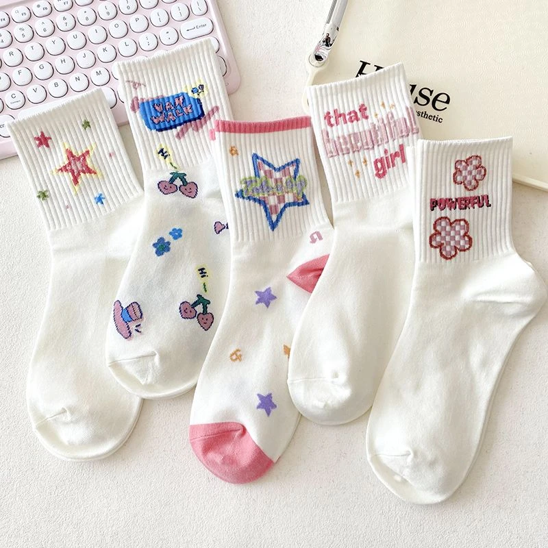 【潮袜活动】诸暨袜子女袜秋冬加厚款保暖中筒袜防臭透气运动袜女