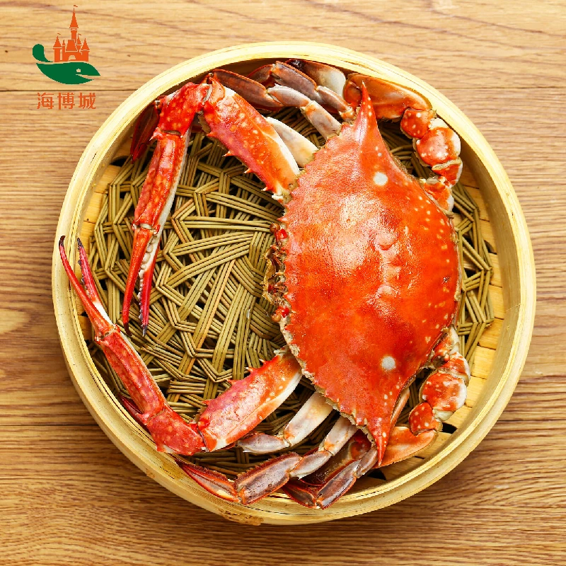 【3.5斤梭子蟹礼盒】6-8只活冻梭子蟹 冷冻螃蟹 海鲜食材