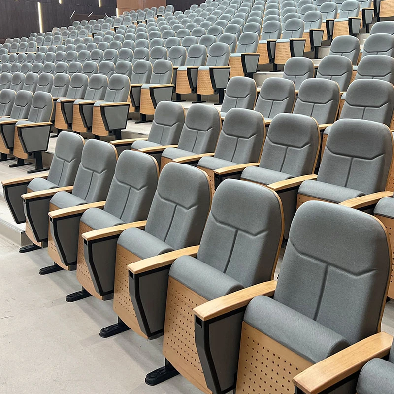 学校礼堂连排椅阶梯教室折叠软包座椅大会堂报告厅会议椅影剧院椅
