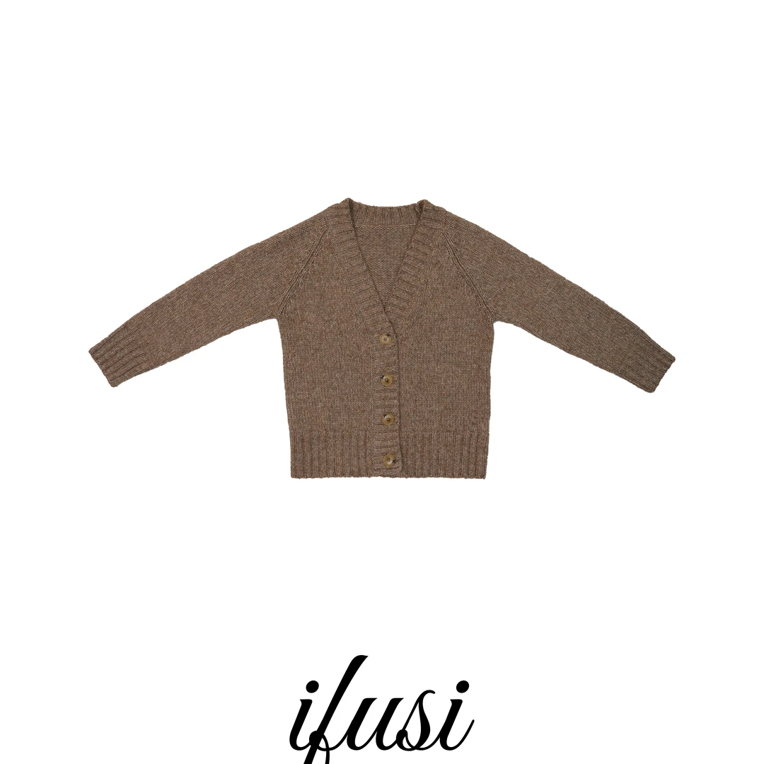 【IFUSI】设计感单排扣简约百搭针织外套 XY-510