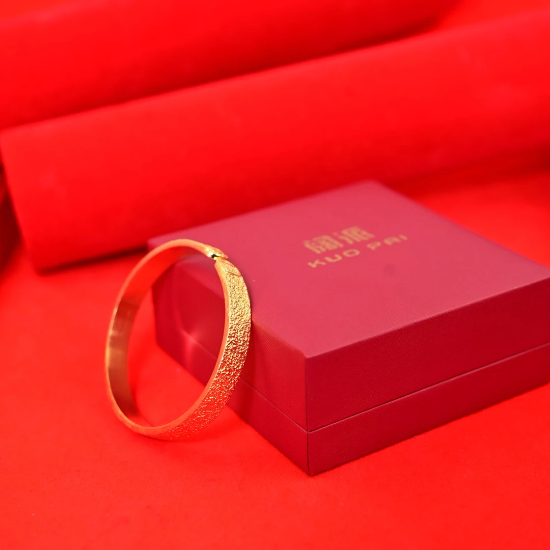 足银手镯 足银手镯 手工锤纹 经典时尚百搭 男女同款简约大气