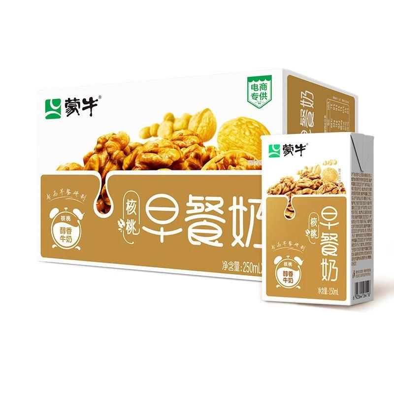 蒙牛核桃味早餐奶250ml*24