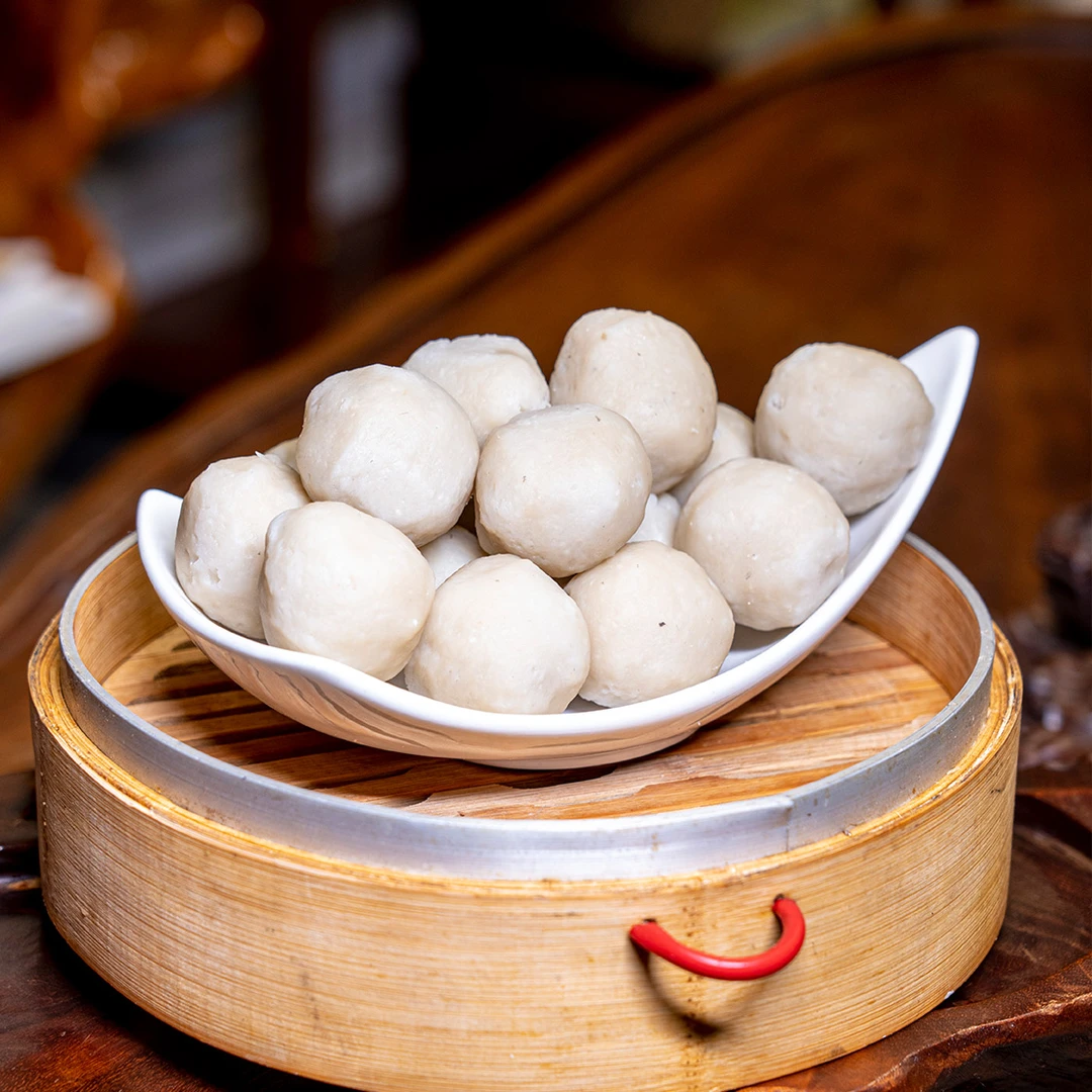 黄岐林禹鱼丸【鳗鲨鱼丸无馅390g】福州鱼丸新鲜营养制作非遗美食