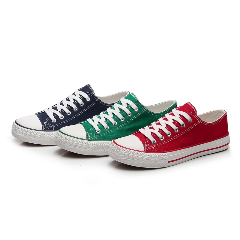 韩版经典百搭纯色蓝色低帮帆布鞋休闲男布鞋系带薄款学生平底男鞋