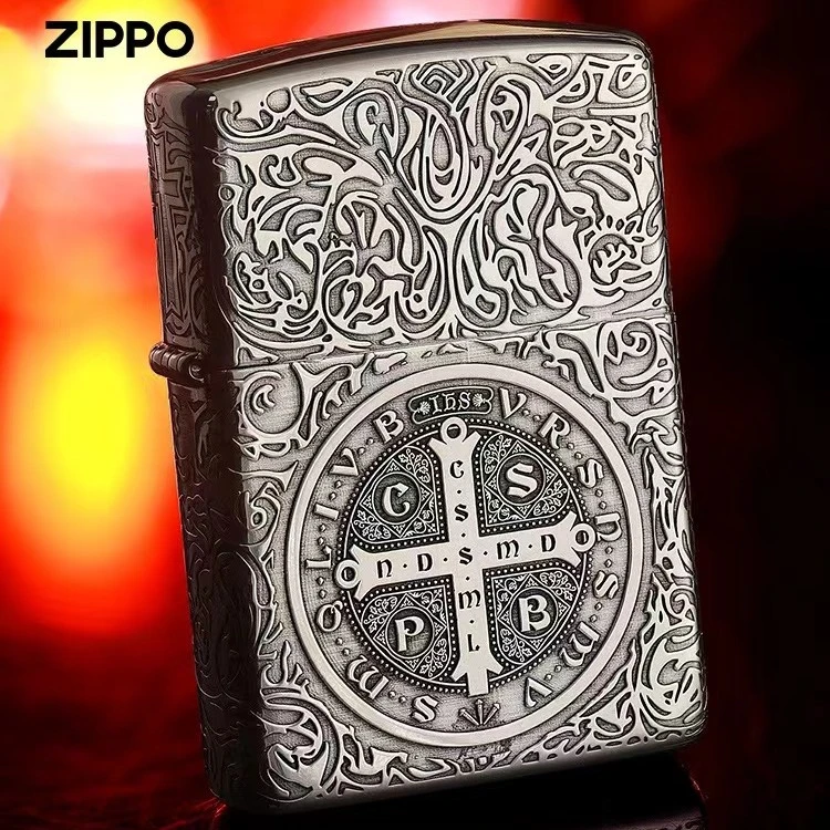 ZIPPO/之宝打火机S925银康斯坦丁/祥龙礼物男朋友高档高颜值礼物