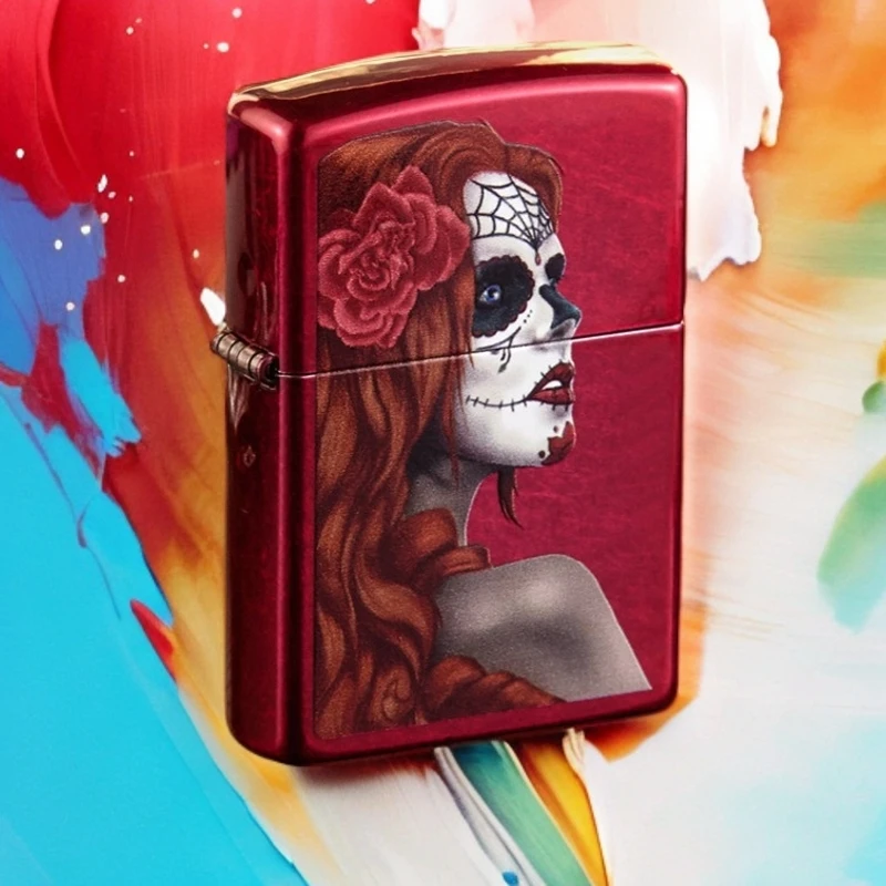ZIPPO/之宝打火机美版原版魅影脸谱防风打火机送 男友礼物TCJ1