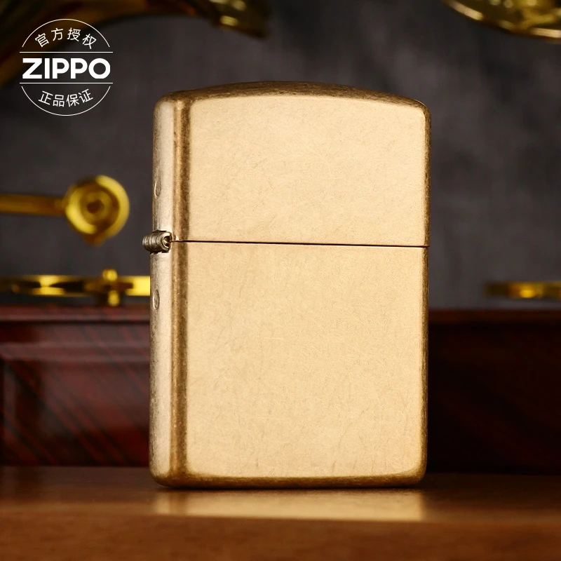 ZIPPO/之宝打火机美版原版黄铜花砂/169镜面礼物盔甲经典TCX1
