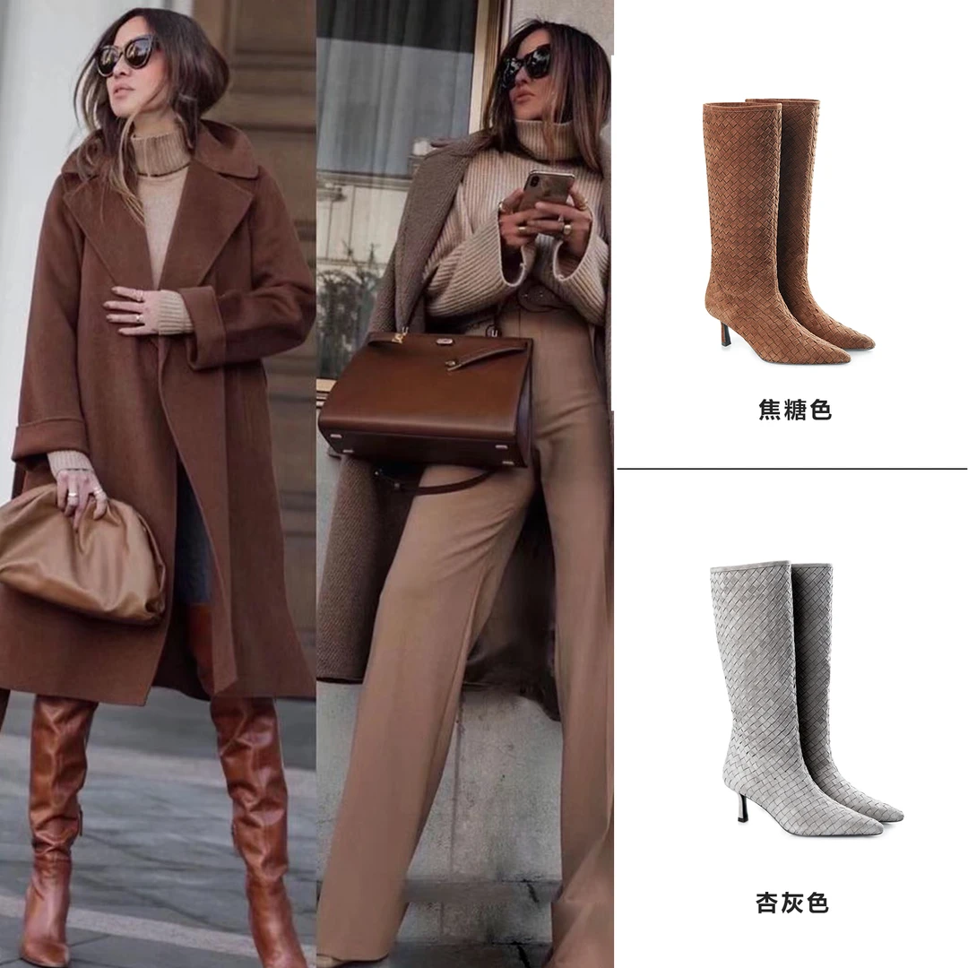 MY WANTS 2025秋季时尚女士高筒百搭靴子MK2077125