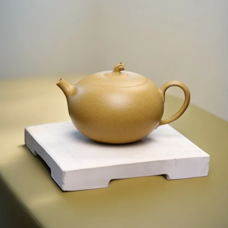 茄段壶手工紫砂壶段泥茶壶中式家用195CC