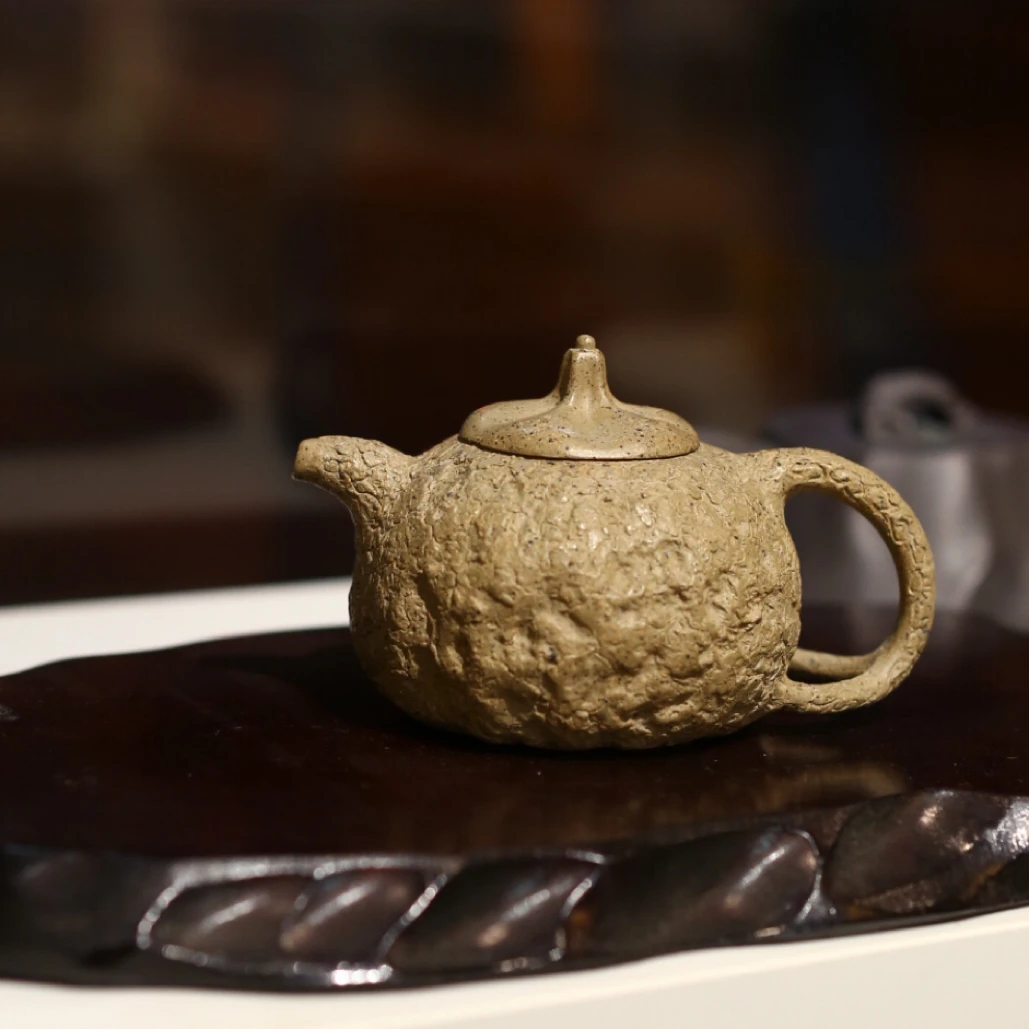 茶具全手工泡茶壶精美柴烧壶手制黄段泥供春壶