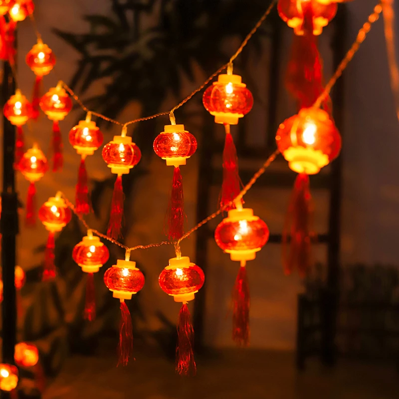 灯笼2024年新款龙年流苏红灯笼家用房间阳台布置新年过年春节装饰