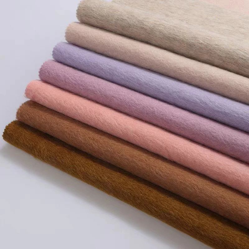 宥芈丝绸高档双面羊毛时装时装服装面料面料YM