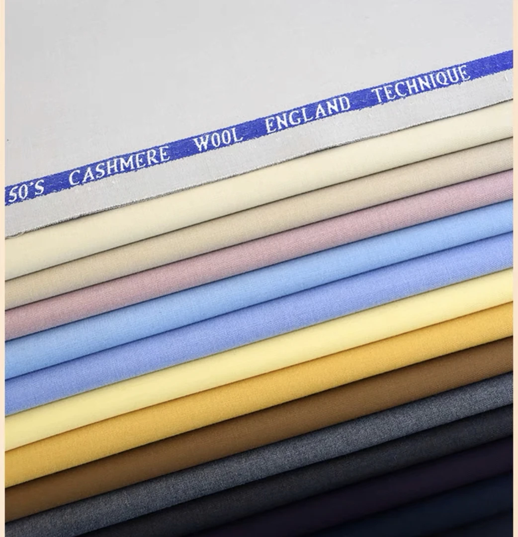 宥芈丝绸单面羊毛时装时装服装面料面料YM   1