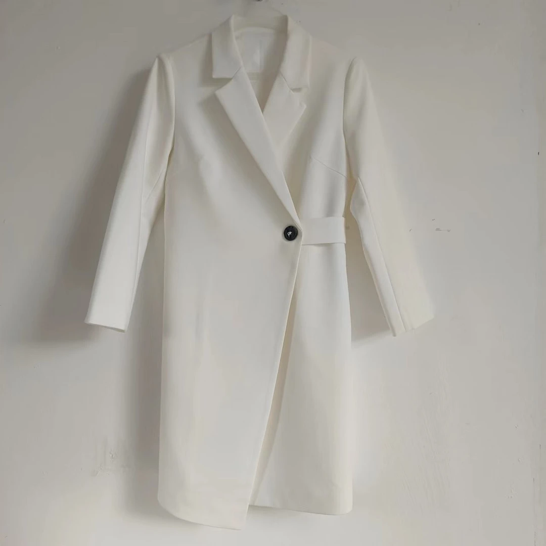 御姐轻熟风西装 连衣裙新款法式收腰设计感显瘦西装裙