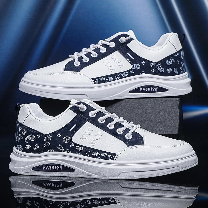 小白男鞋秋季潮流百搭一脚蹬休闲板鞋子低帮户外运动复古港风潮鞋