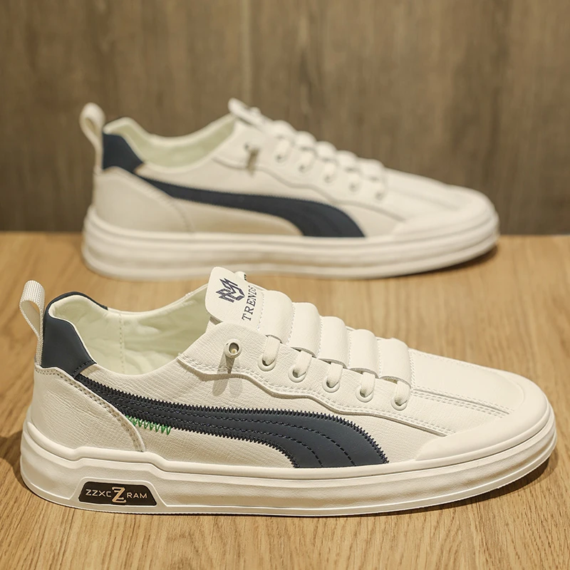 男国潮男士鞋子小白鞋男款板鞋休闲鞋透气潮流低帮学生一脚蹬潮鞋