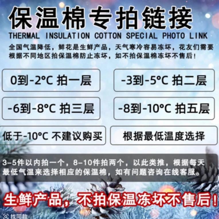 保温棉百合近三天降温都要买