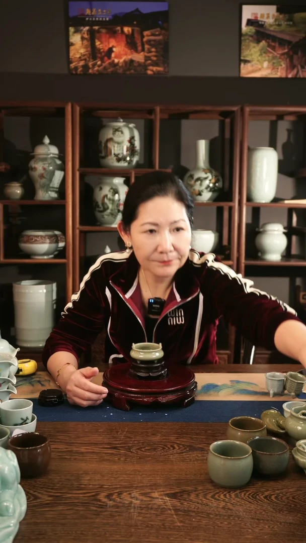 【闪购商品】青瓷 豆青釉 简式 香炉