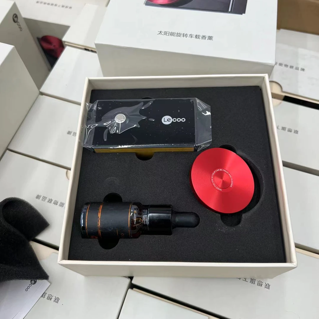 未使用 联想 车载香薰汽车香薰座式 车内除异味车用木质香薰唱片