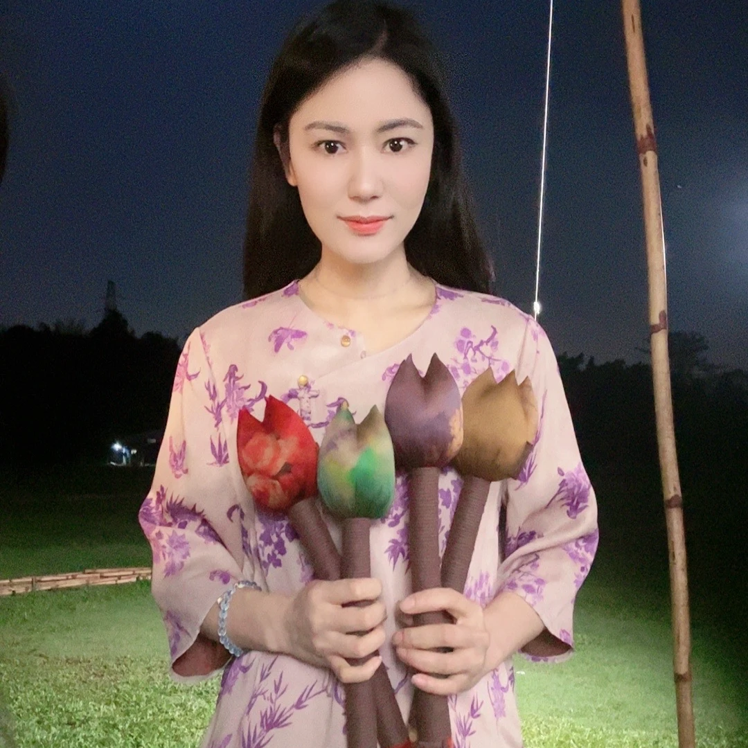 hcgn/浒城古娘香云纱舒缓疲劳敲打舒适夏季按摩捶-cz001