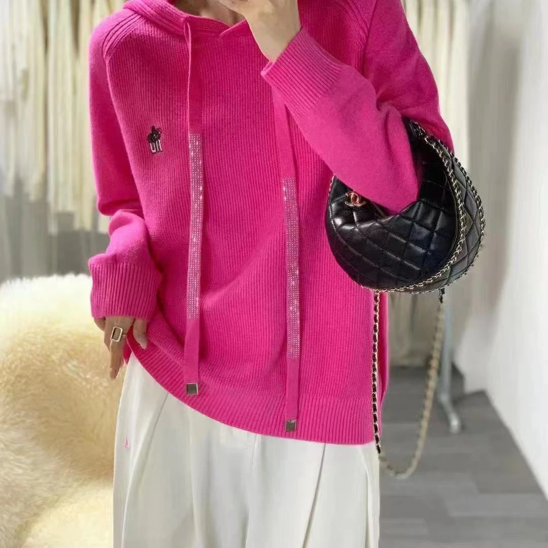 8752新款时尚减龄长袖针织衫