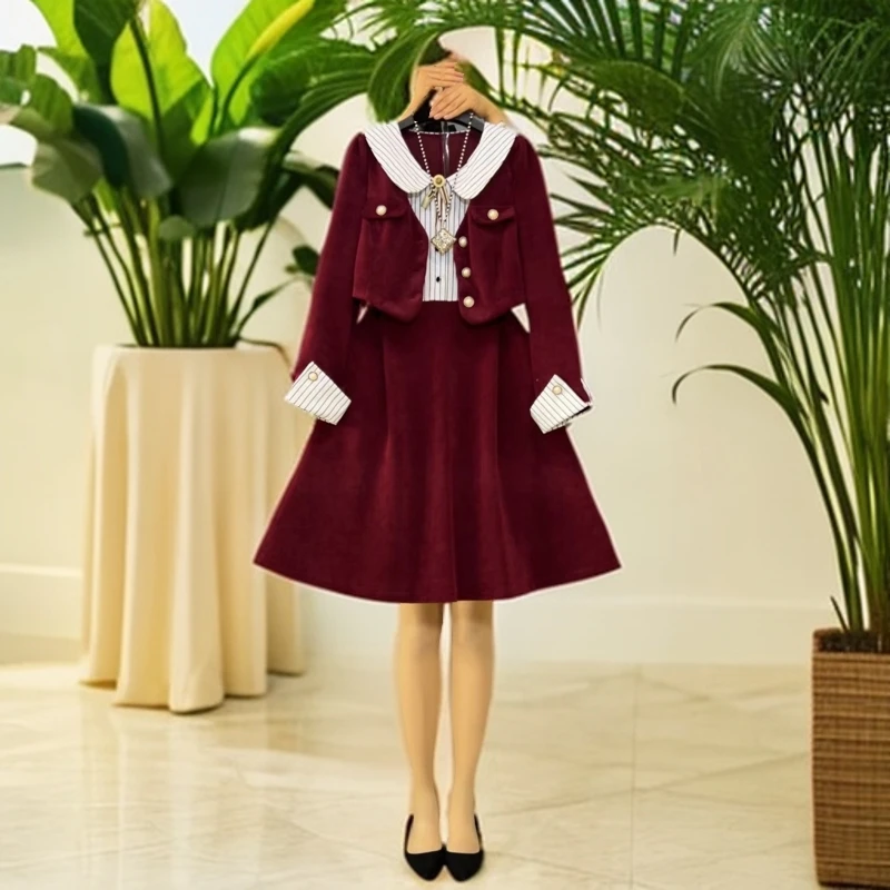 2024大码女装胖妹妹新款显瘦气质潮流洋气法式复古时尚连衣裙潮