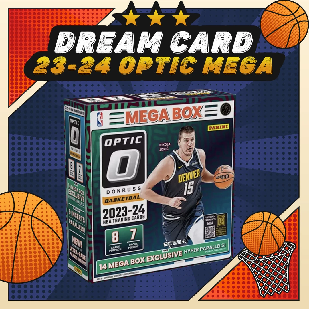 【拆盒】23-24 Optic mega 篮球收藏卡 帕尼尼 球星卡 盲盒