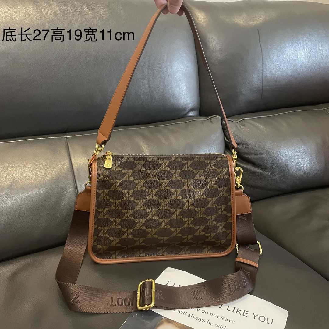 秋冬轻奢定制女士女款百搭腋下单肩斜挎托特斜挎包包时尚肩包